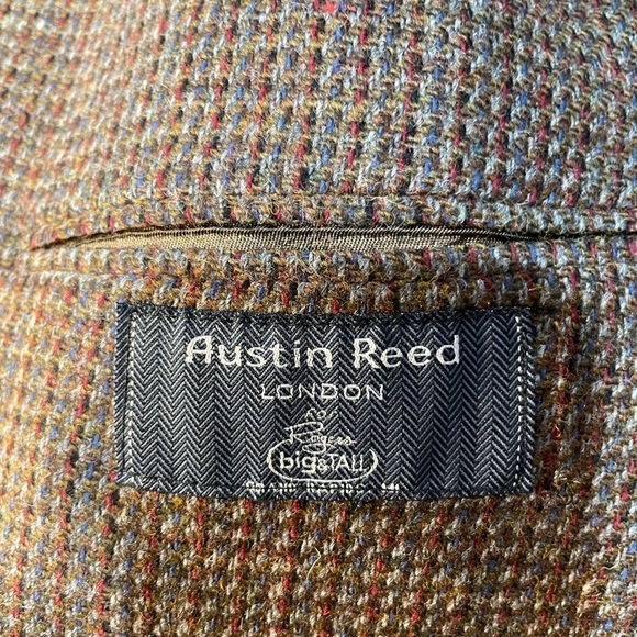 Austin Reed Men's Suit Coat Brown Tones Size 50XL - Picture 6 of 9